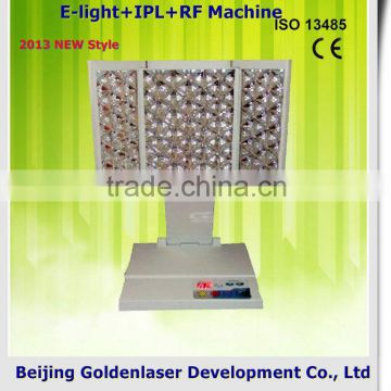 www.golden-laser.org/2013 New style E-light+IPL+RF machine professional microcurrent beauty salon machine