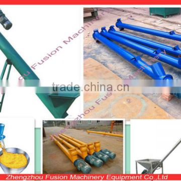 Tubular building materials conveying machine/flexible grain conveyor/pellet screw convey machine