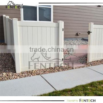 Useful high quality pvc/vinyl/plastic garden fence panels factory