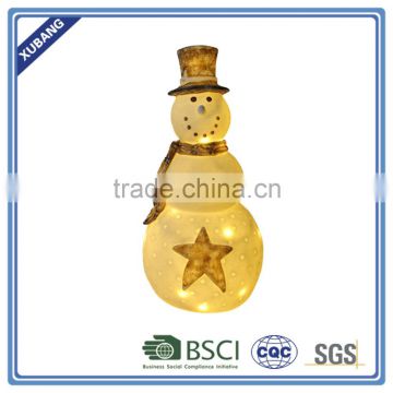 Hot sales Snowman with star LED light chain
