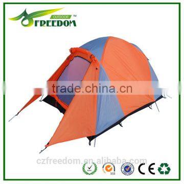 New Stylish Orange - Grey camping tent outdoor polyester