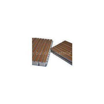 Sound Wall Wooden Grooved Acoustic Panel For Sports Centers