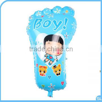 It's a boy Blue Big Feet Baby Balloon helium balloon