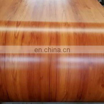 Prepainted Steel Coil Red PPGI Wooden/Flower/Brick/Marble Pattern in High Quality