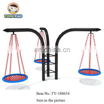 Factory newest galvanized outdoor swing