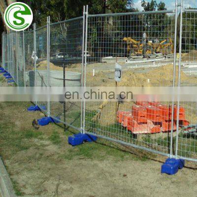 In stock 2m high 2.4m wide portable galvanized welded temporary fence for sale