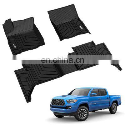 Best Selling All Seasons Weather Protection Tpe Custom Floor Car Mats For TOYOTA Tacom 2016 2017 2018 2019 2020//