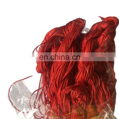 colorful cheap Chinese knot braided wire jewelry thread