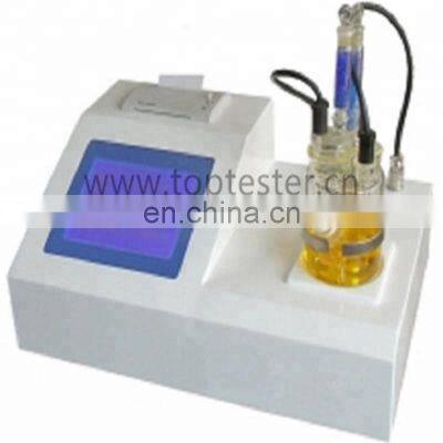 KF Trace Moisture Analyzer/Oil Water Content Testing Device/Water In Oil Analyzer