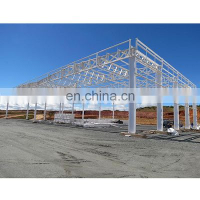High quality pre-engineered hangar metal factory building light frame steel structure warehouse