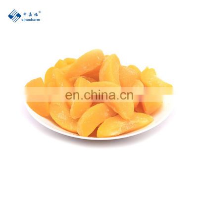 Sinocharm 2020 New Crop  1 / 8 Cut IQF Frozen Yellow Peach
