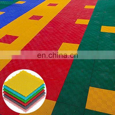 CH Brand New Material Non-Toxic Performance Multi-Used Multifunctional 25*25*1.3cm Interlocking Garage Floor Tiles