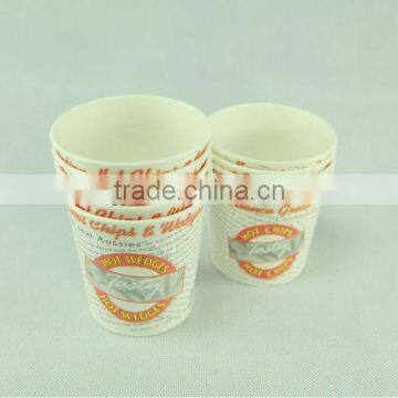 Eco-friendly french fries paper cup 8oz