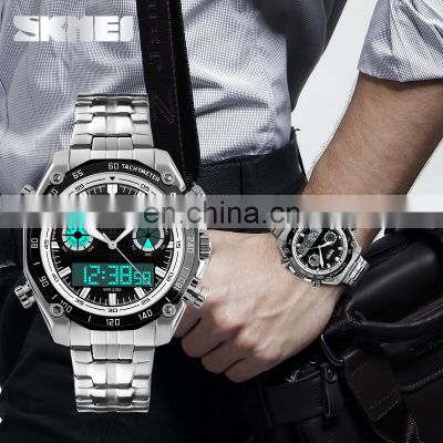 1204 set watch stainless steel waterproof wristwatch skmei wholesale factory elegance fashion watches men hour quartz