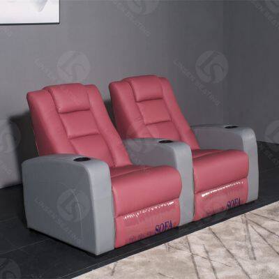 LS-9108 Home Movie Theater Sofa With Diamond Stiching