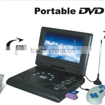 stock portable cd dvd evd player portable 3d dvd player 7.8'' portable dvd player