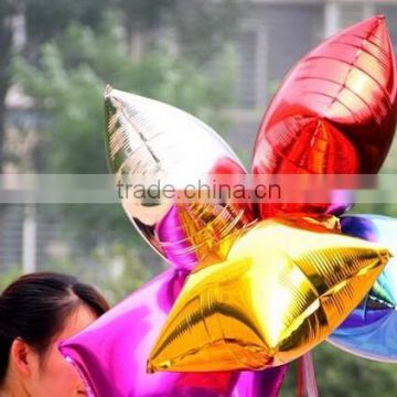 18-inch monochrome five-pointed star-shaped aluminum balloons, decorative balloons