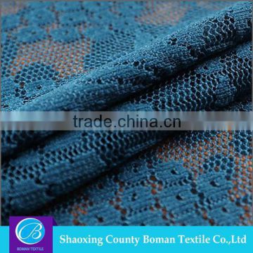China wholesale Top-end Dress Net dye characteristic lace fabric