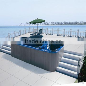Acrylic hydro spa pool 6 people hot tub 6 meter swim spa