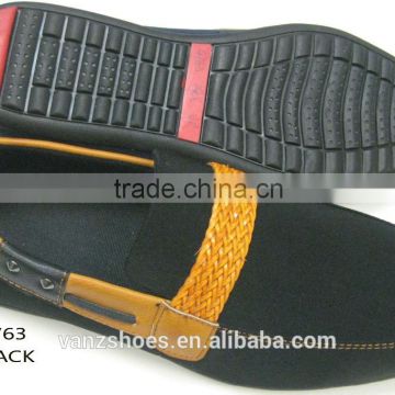 New style rubber shoes with shining material.