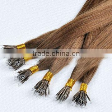 top quality natural Virgin Brazilian Straight hair, nano ring hair extensions