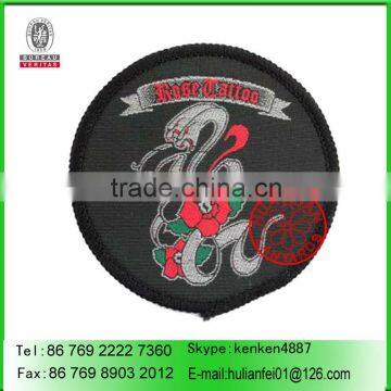 Hot sale round woven patch, item WP69