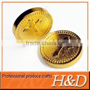 promotional high quality gold cion with customised made in china