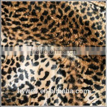 Animal Printed Velboa garment fabric