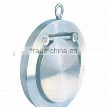 Sing plate swing wafer check valve