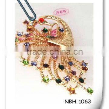 Colorful rhinestone flower brooch wholesale jewelry