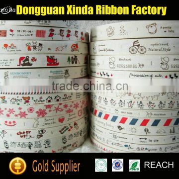 Wonderful Customized Cotton Printing Ribbon