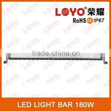 high intensity 180w off road led light bar, 30" led light bar off road, led bar light