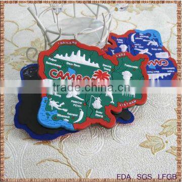 2014 best selling 2d pvc fridge magnets