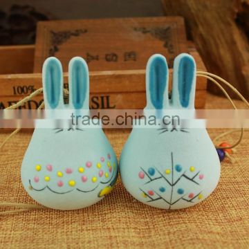 Lovely Ceramic rabbit Shape Wind Chime