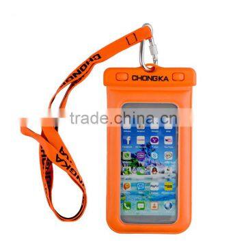 Hot Sale Unbreakable Phone Waterproof PVC Dry Bag with Armband