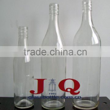 Clear Glass Cognac Bottle