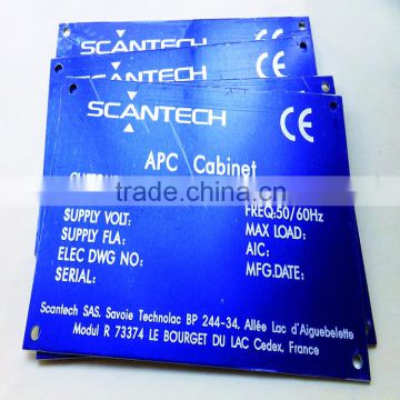 Custom Manufacturer Of Anodized Aluminium Nameplate