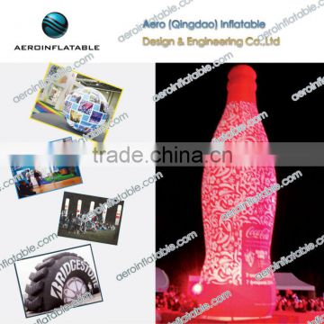 Outdoor events promotion inflatable beverage bottle