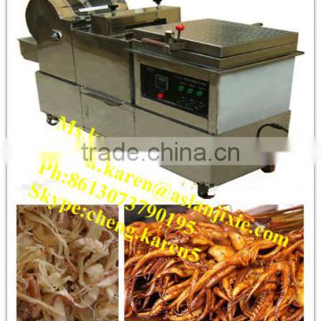 Roasted squid shred machine/Sleeve fish roasting machine/squid roaster