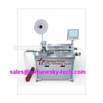 Automatic wire single-end terminal crimping single-end soldering machine