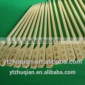 Most flexible picnic bamboo canapes skewer BBQ with custom logo