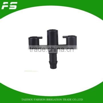 Irrigation Fitting Tee Connector For DN4/6 Irrigation Tube
