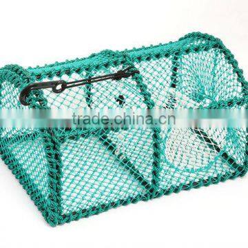 Stainless steel frame Nylon netting lobster trap