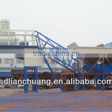 First Class !! YHZS50 Mobile Concrete Batching Plant (with tires)