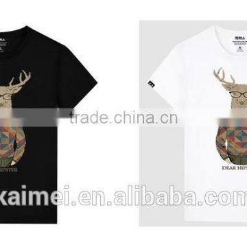 2017 OEM Anti-Wrinkle unique design amazing quality hot-selling best choice short sleeve casual printing t-shirt