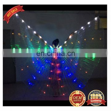 BestDance Butterfly LED rainbow programmable belly dance isis wings for dancing OEM