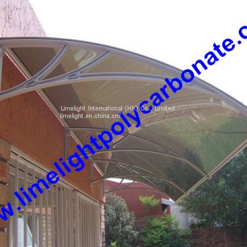 polycarbonate DIY awning, DIY canopy, polycarbonate awning, PC awning, polycarbonate canopy, PC canopy, DIY kit canopy