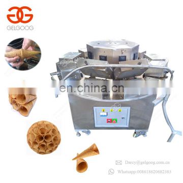 Hot Selling Snow Waffle Cone Maker Making Semi-Automatic Rolled Ice Cream Sugar Cone Machine With Exw