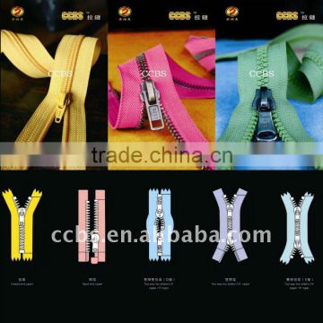 Fashion Metal Resin Nylon Zippers for wholesale