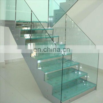 Safety Laminated Glass Staircase Glass Stairs